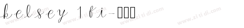 kelsey 1 fi字体转换